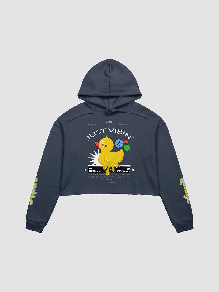 Aspero Cursive Crop Hoodie product image (17)