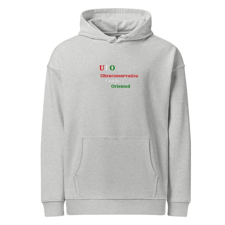 UFO Ultraconservative Family Oriented Hoodie product image (1)