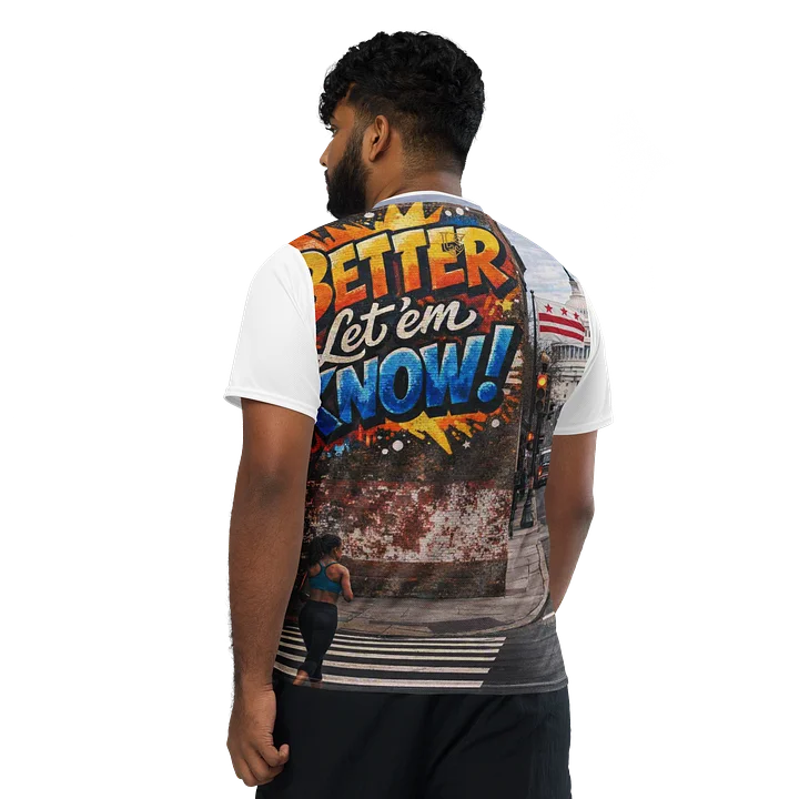 Lafate Store Designer Shirt White - Let'em Know - DC product image (1)