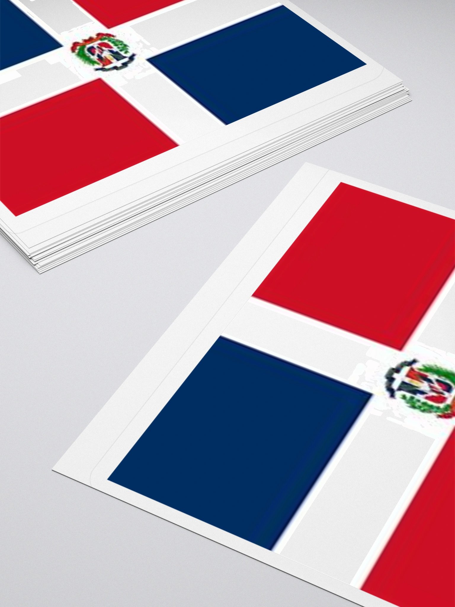 Dominican Republic Flag Sticker | Coat of Arms Design | Durable Vinyl | 3 Sizes product image (10)