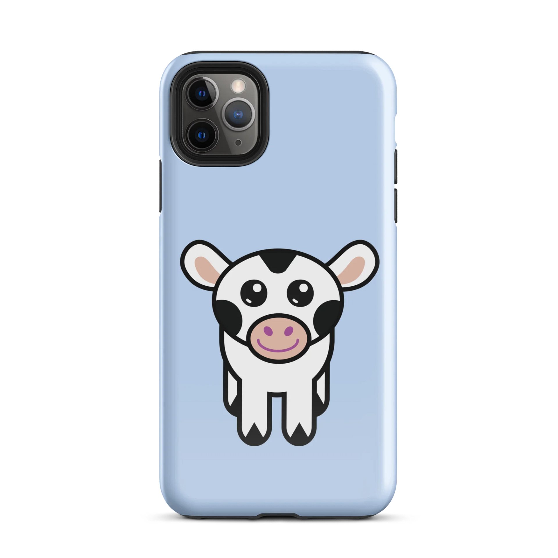 Calfee the Friendly Cow iPhone case - light blue product image (51)