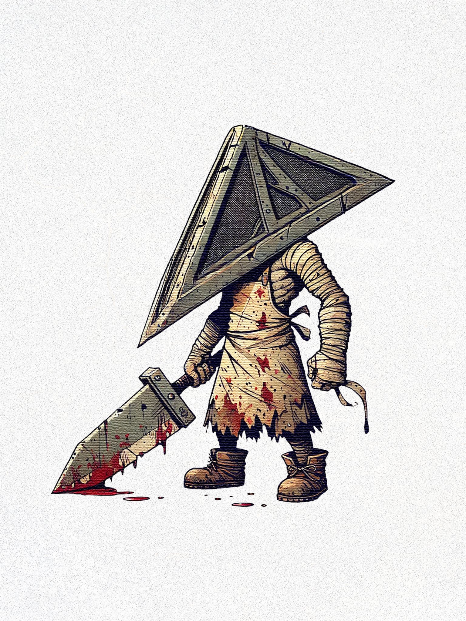 Triangle Head / Heroes & Villains / T-Shirt (Embroidered Logo) product image (3)