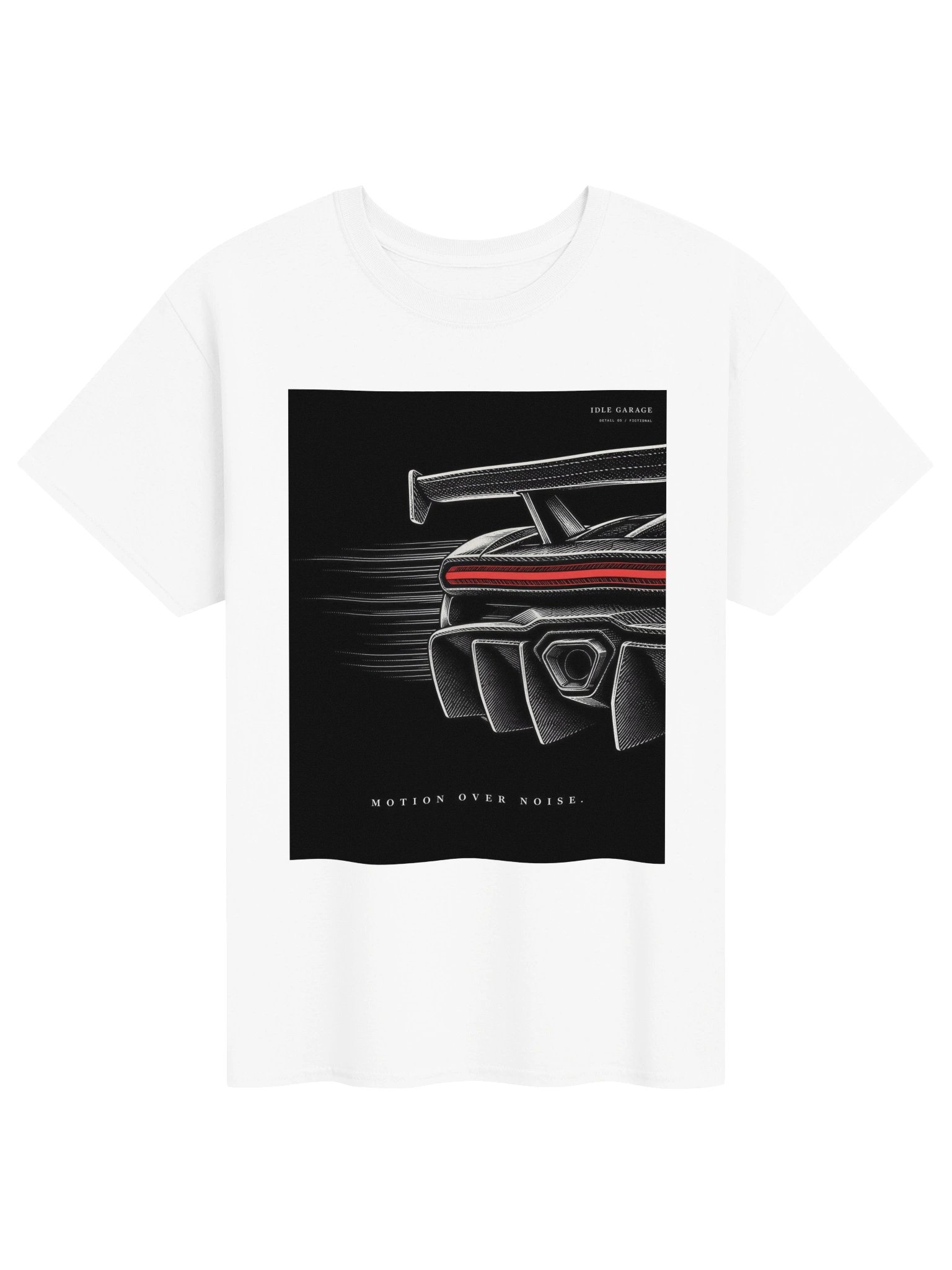 Idle Garage Motion Over Noise Tee product image (1)