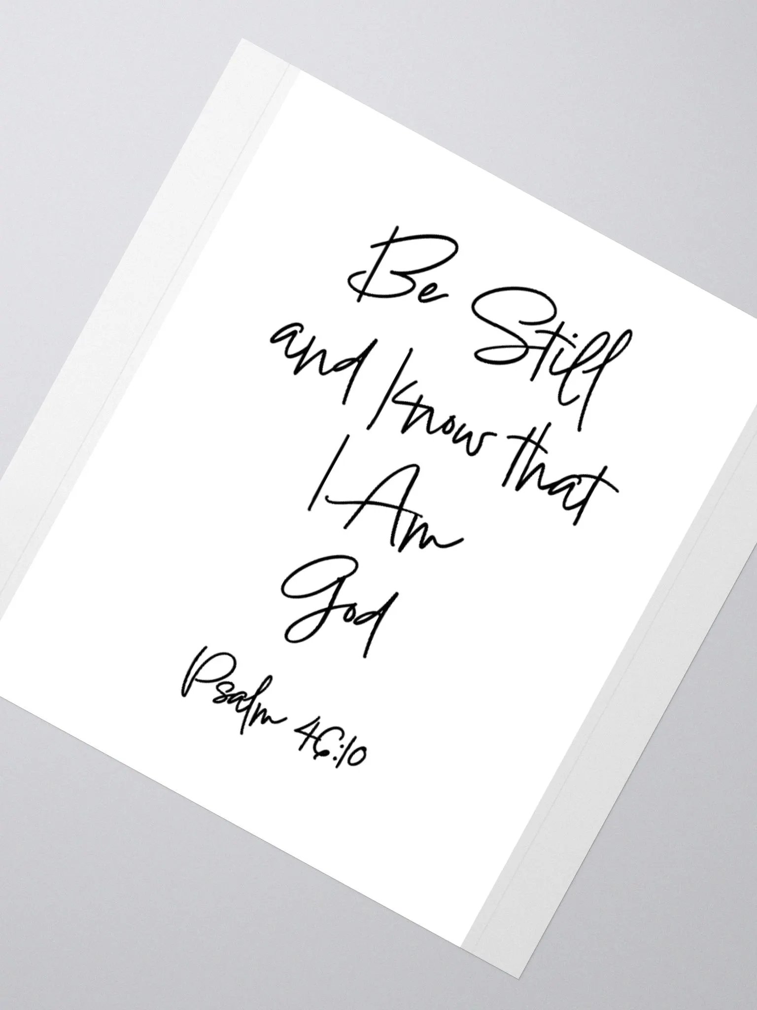 Be Still and Know - Sticker product image (4)