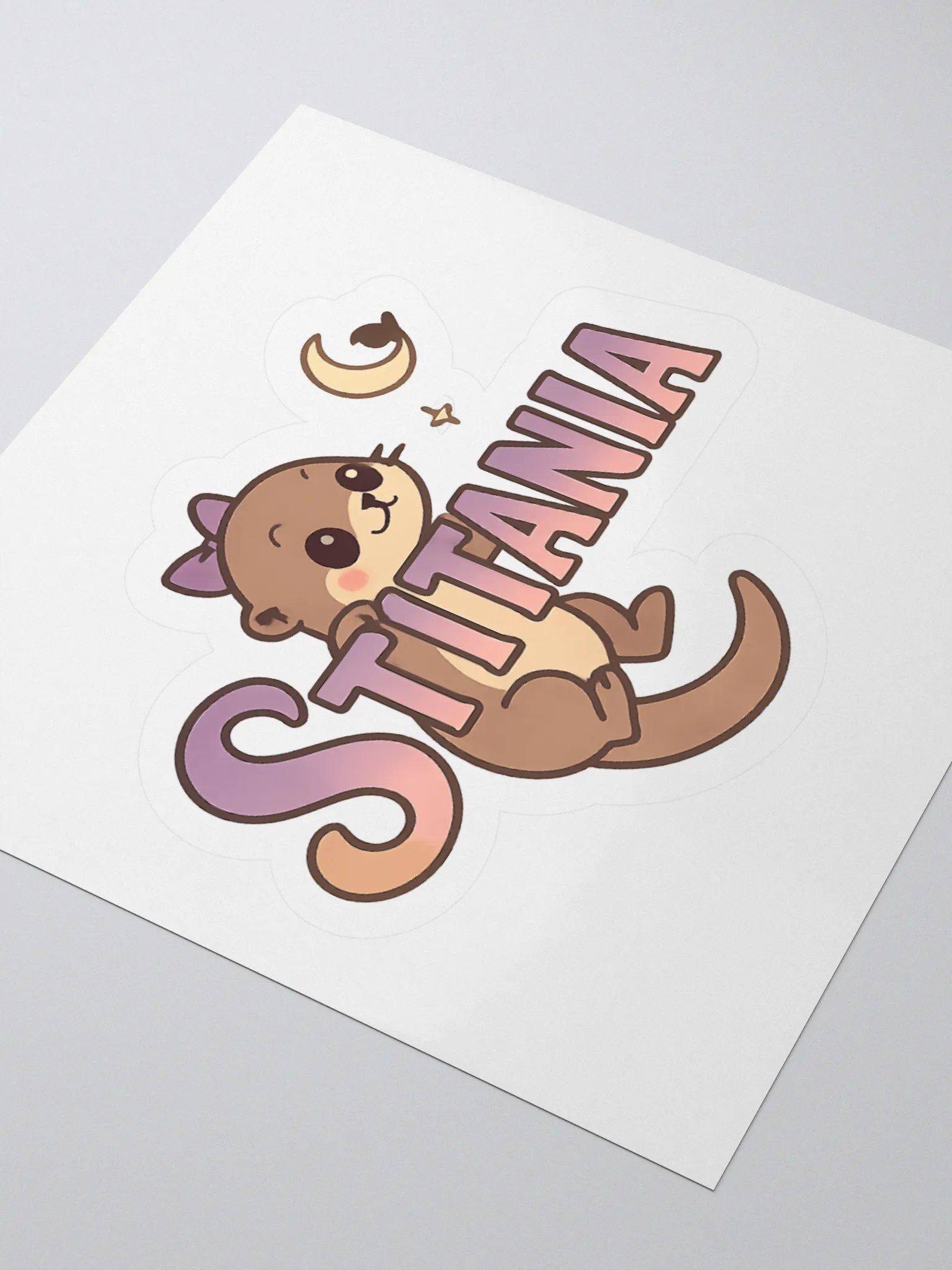 Stitania Otter Sticker product image (6)