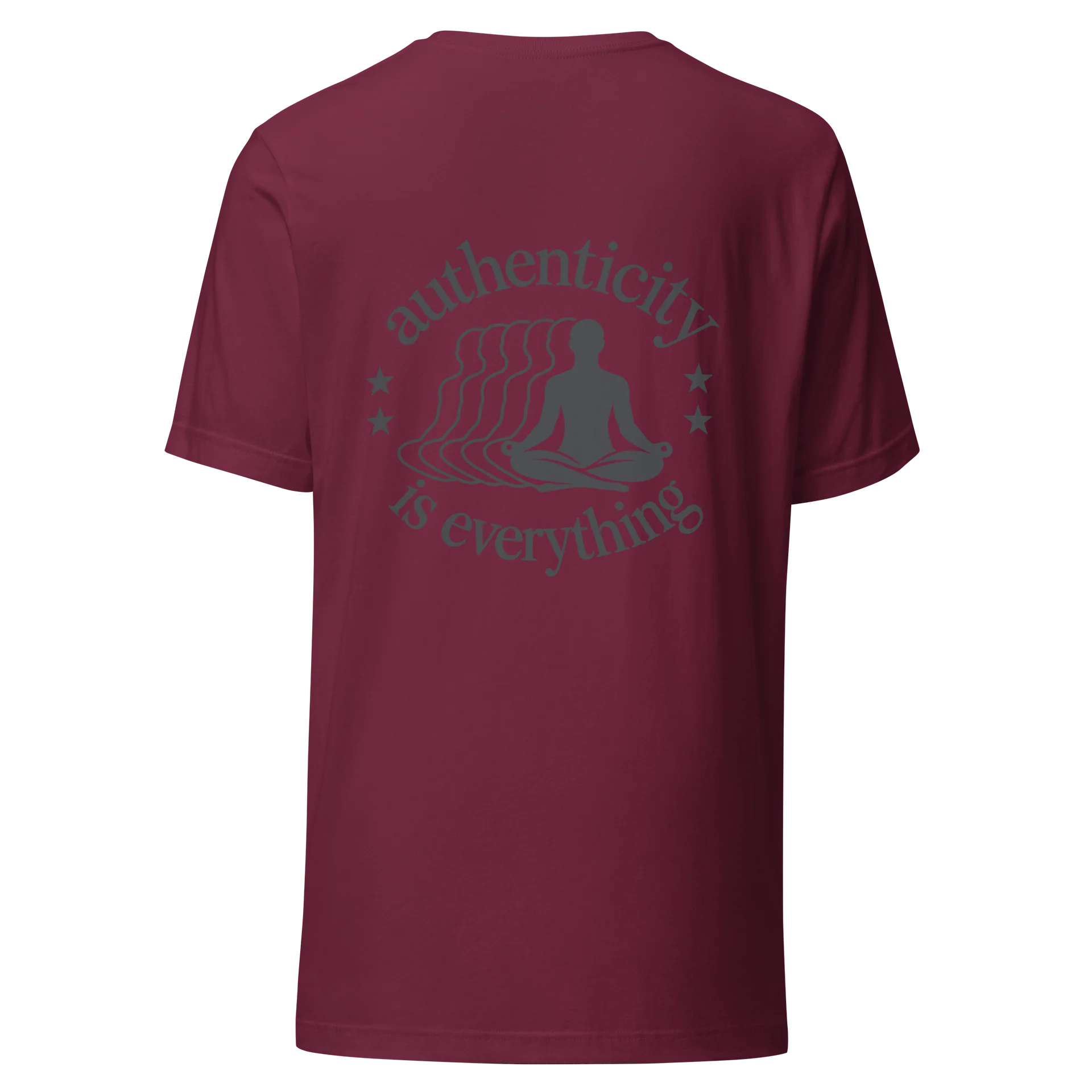 Authenticity Meditstion logo tshirt product image (5)