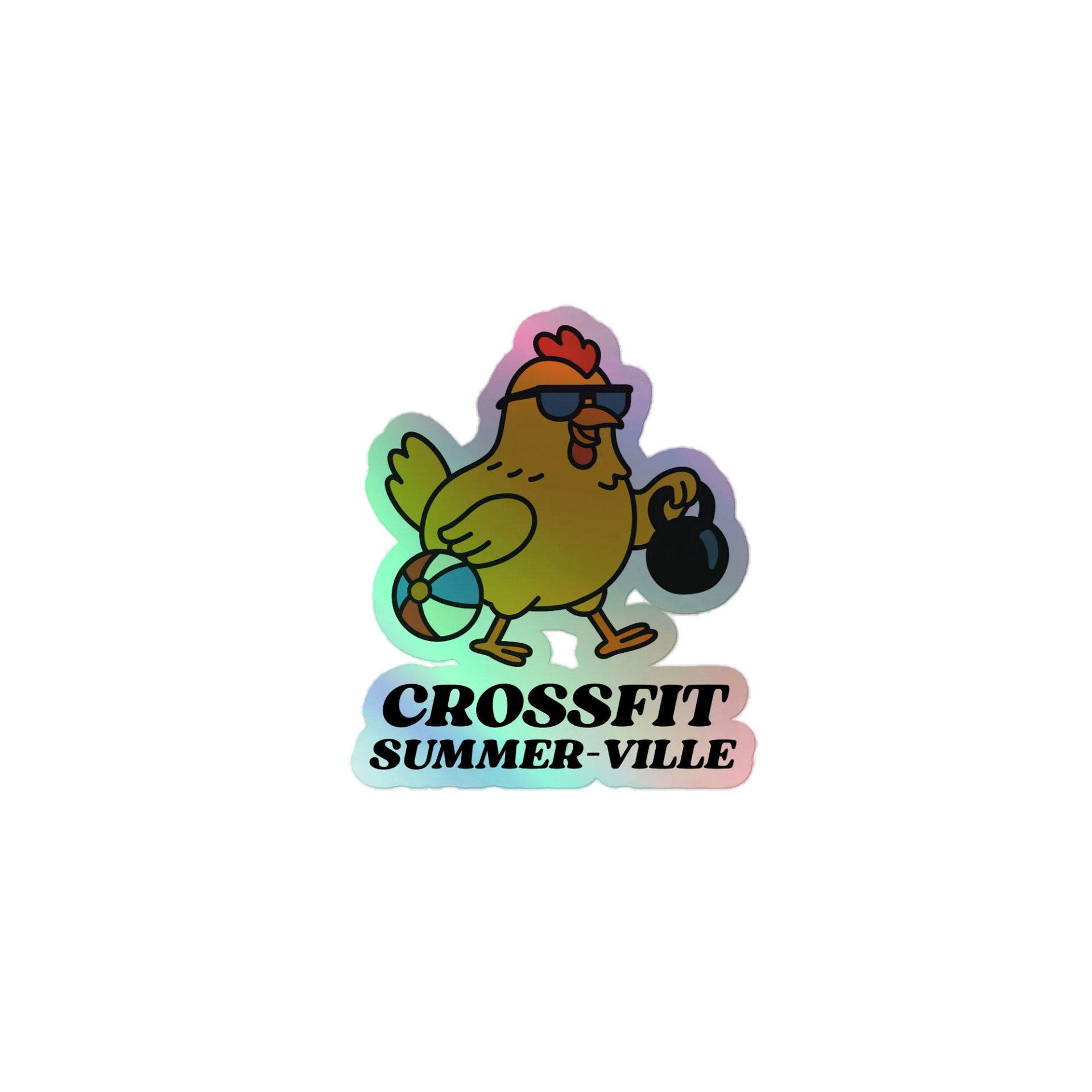 Summer-Ville Holographic Sticker product image (1)