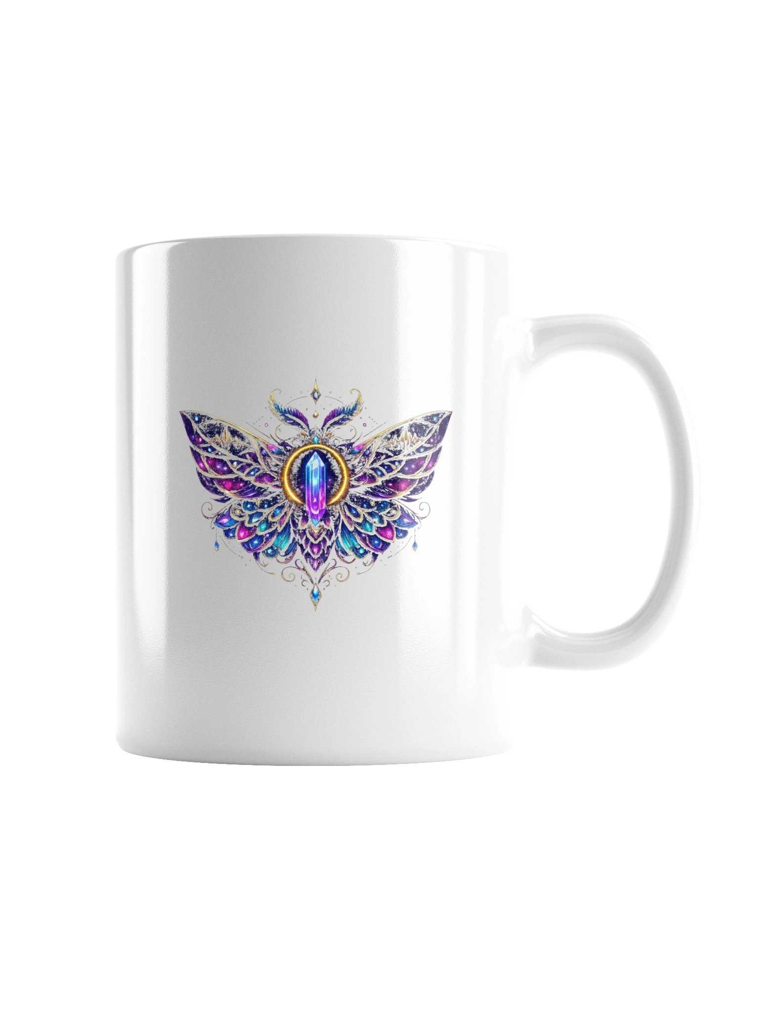 Celestial Crystal Moth — Mug product image (3)