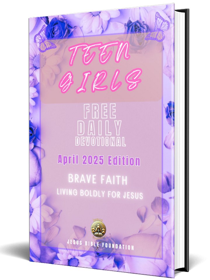 Teen Girls Free Daily Devotional – April 2025 Edition: Brave Faith: Living Boldly for Jesus product image (1)