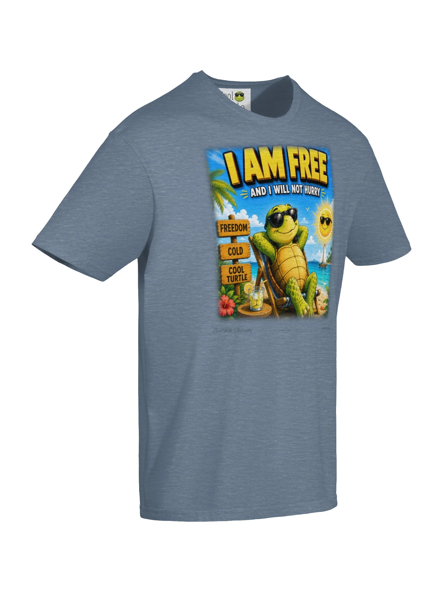 I AM FREE — Gildan 64000 Softstyle T-Shirt product image (2)