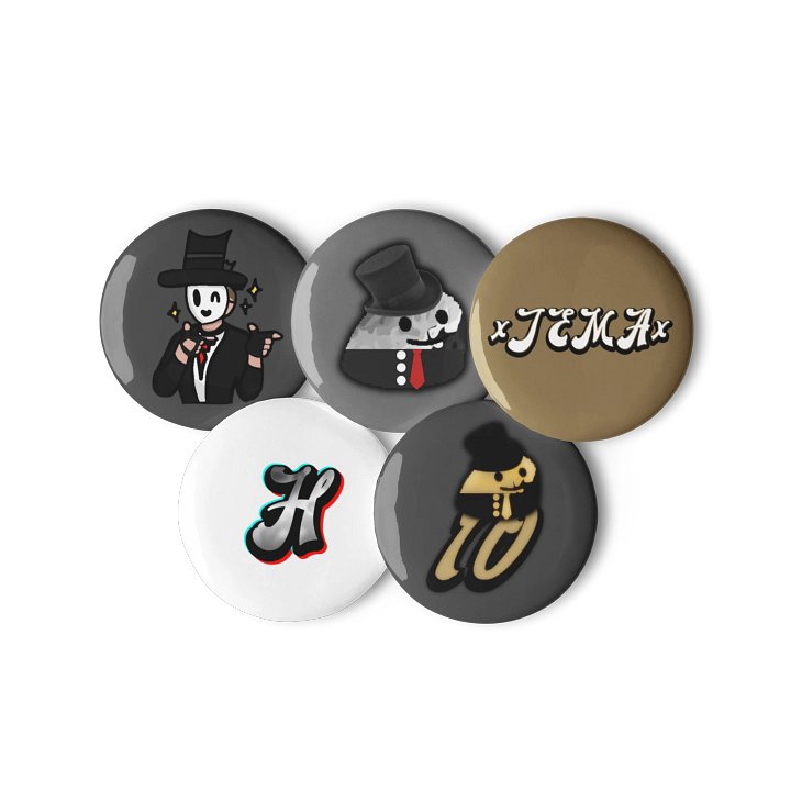 10 Year Anniversary Enamel Button Pins product image (2)