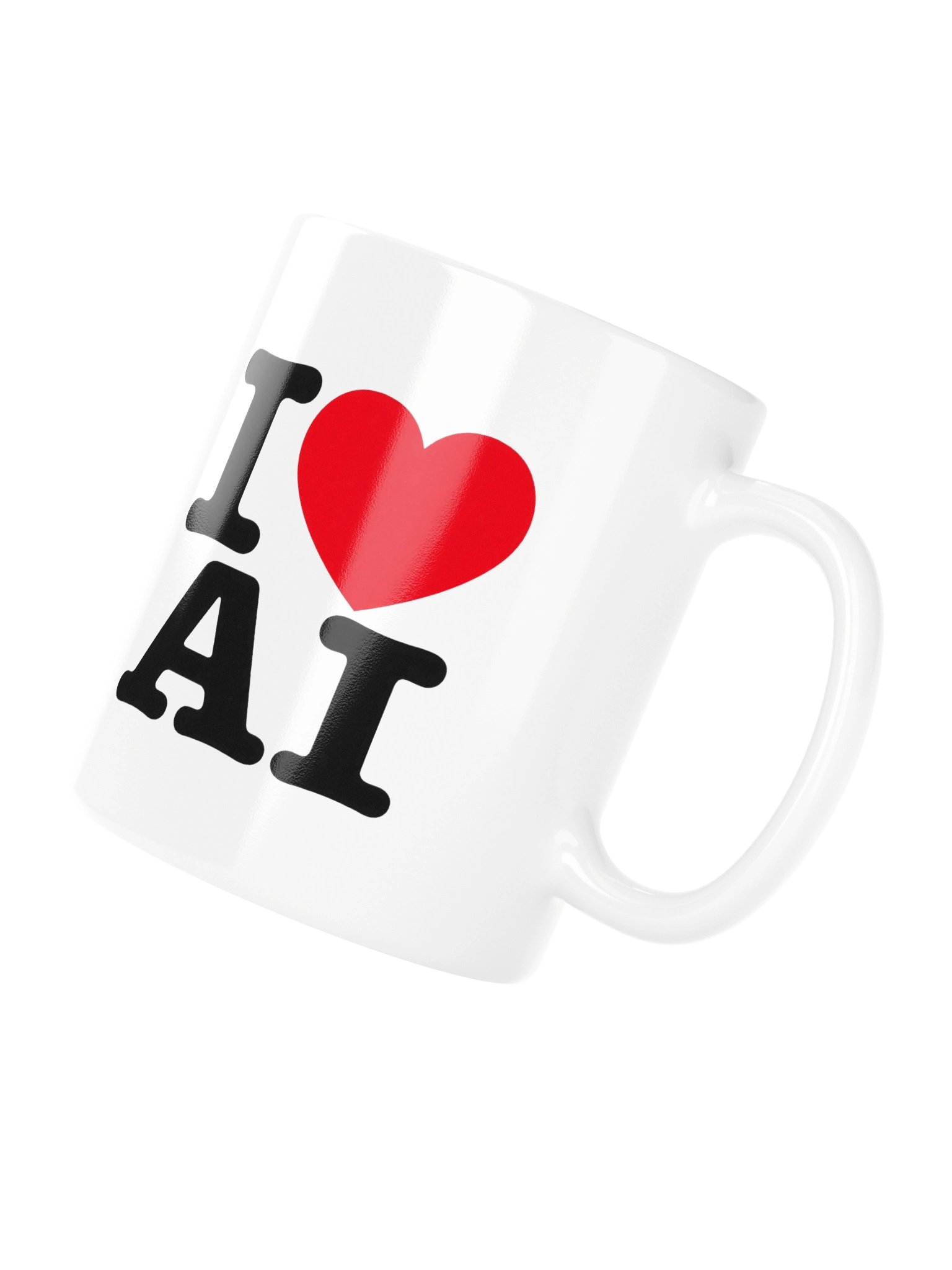 I ❤️ AI Mug product image (4)