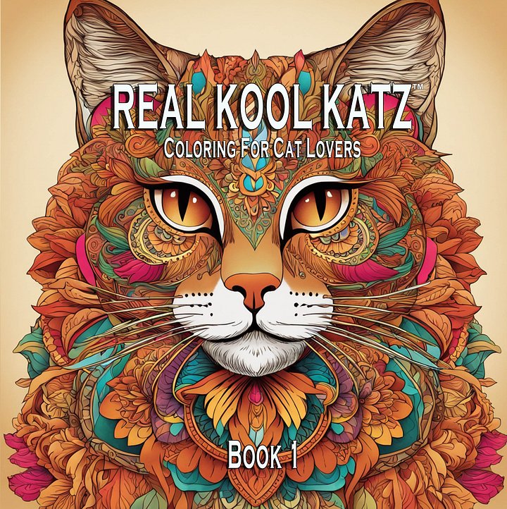 REAL KOOL KATZ - Colouring for Cat Lovers - BOOK ONE product image (1)