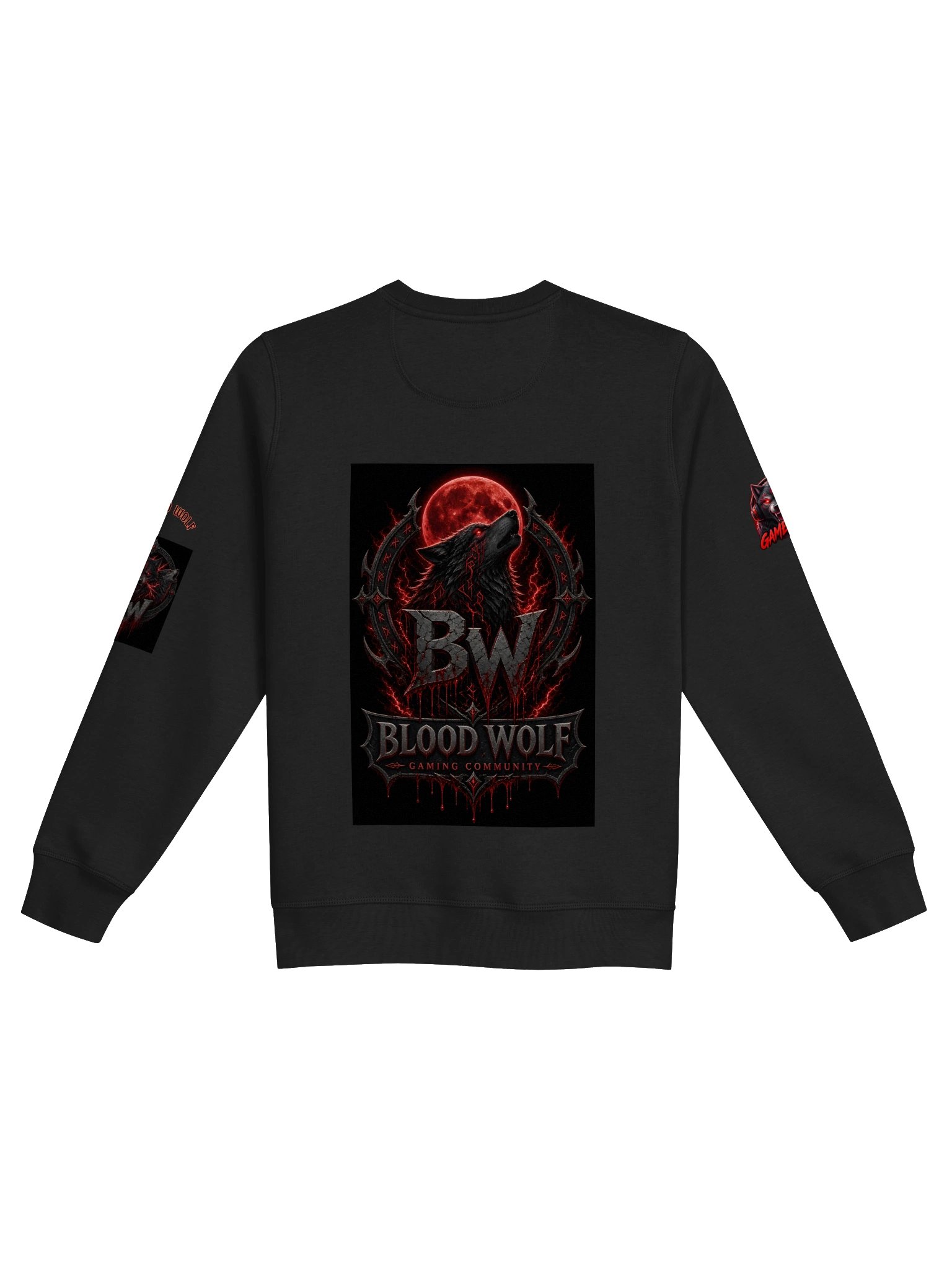 Blood Wolf BW Gaming Community Sweatshirt product image (6)
