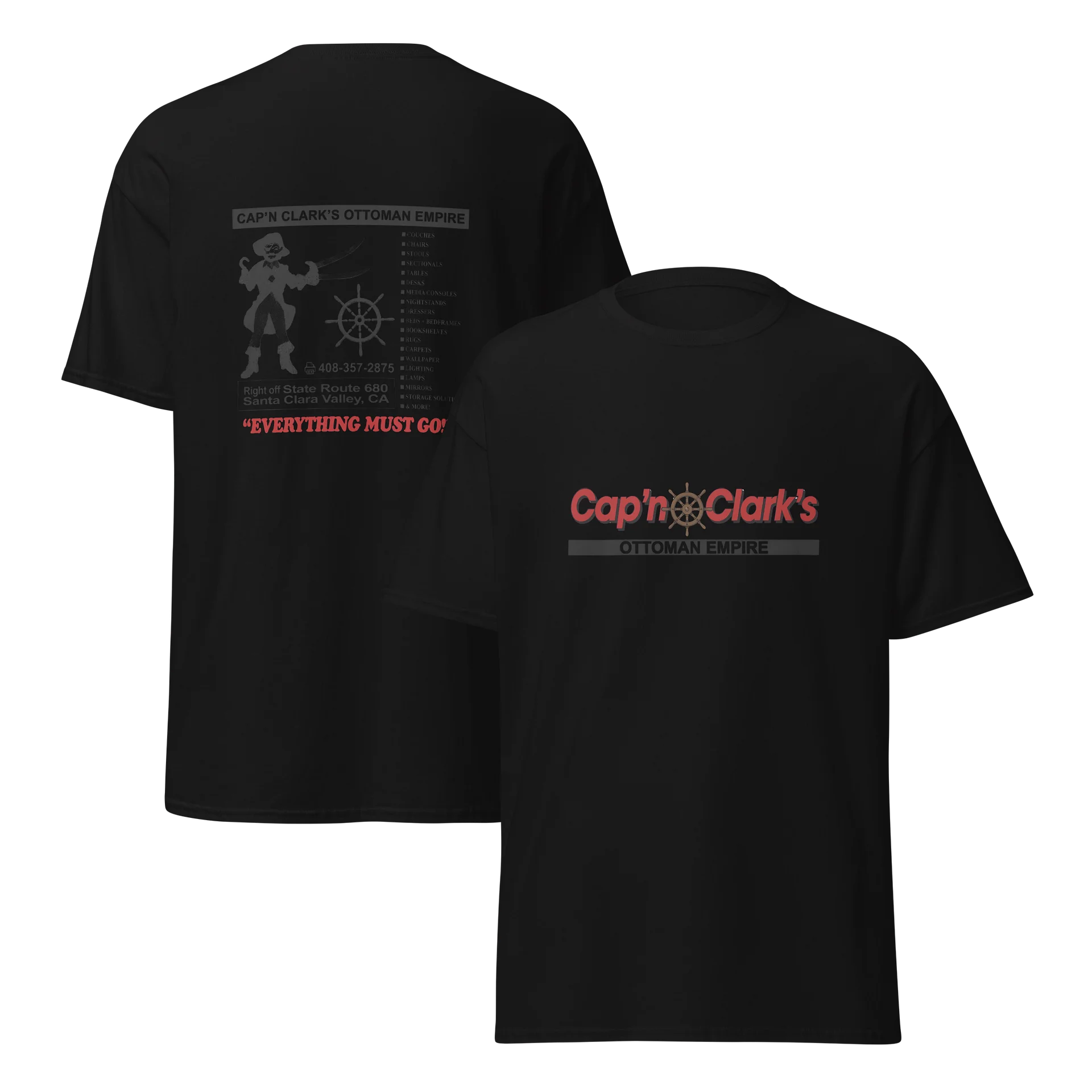 Cap’n Clark Ottoman Empire Shirt – Vintage History Graphic Tee product image (5)