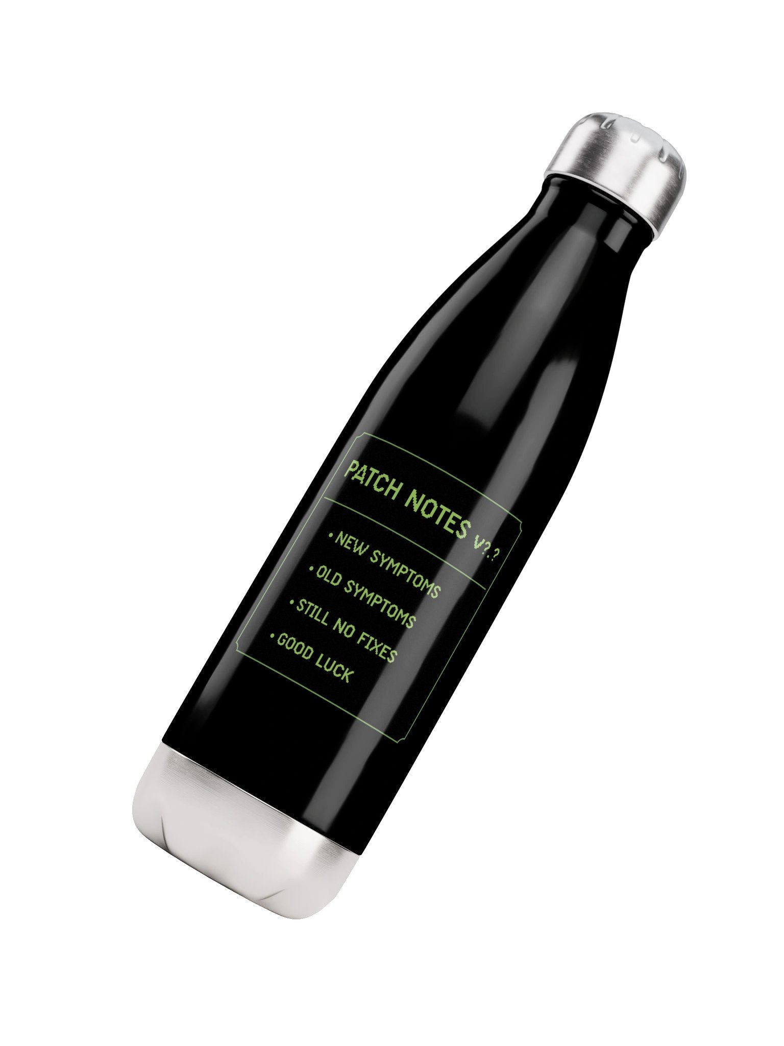 Patch Notes Water Bottle | Chronic Illness & Spoonie Gamer Humor product image (4)