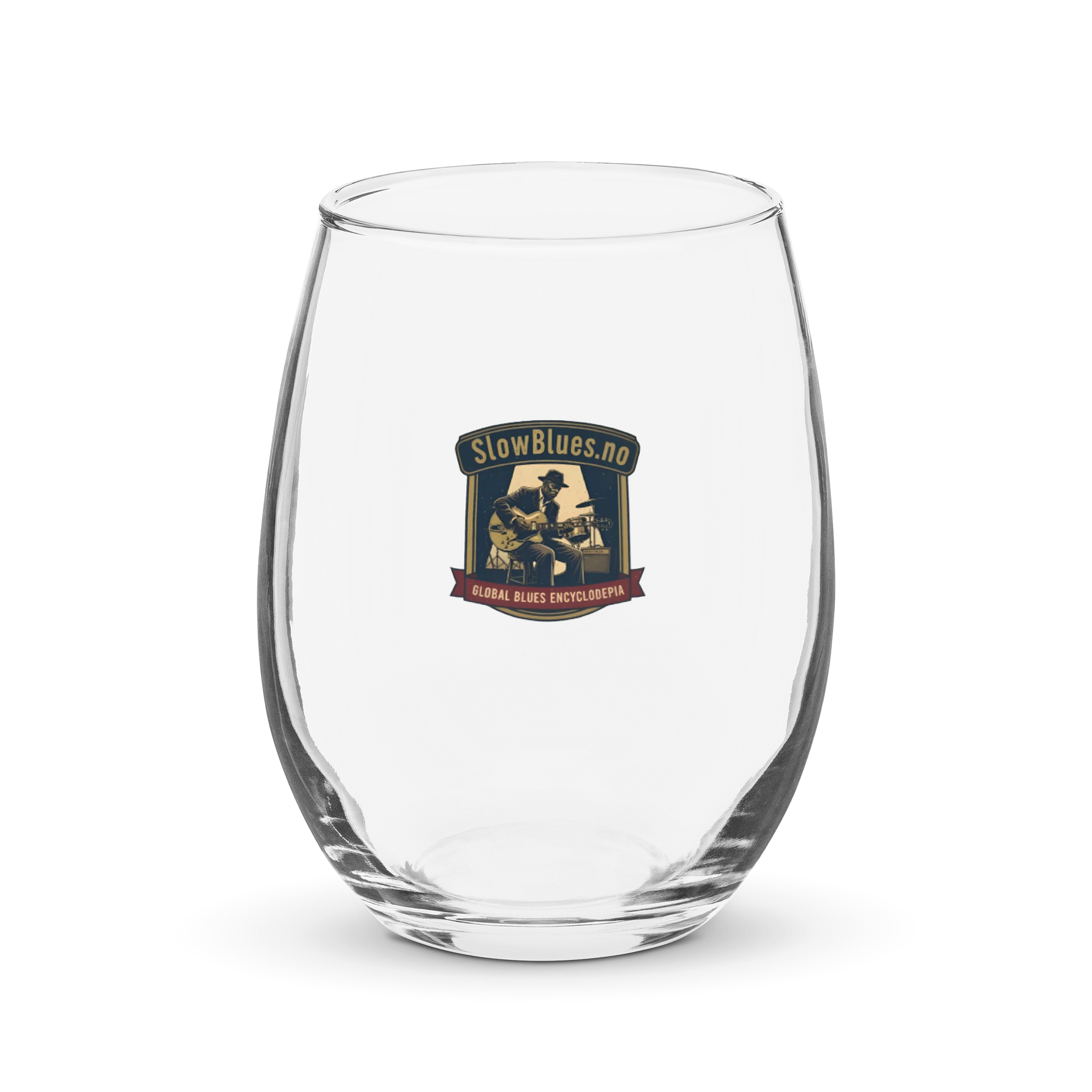 SlowBlues – Stemless Wine Glass product image (1)