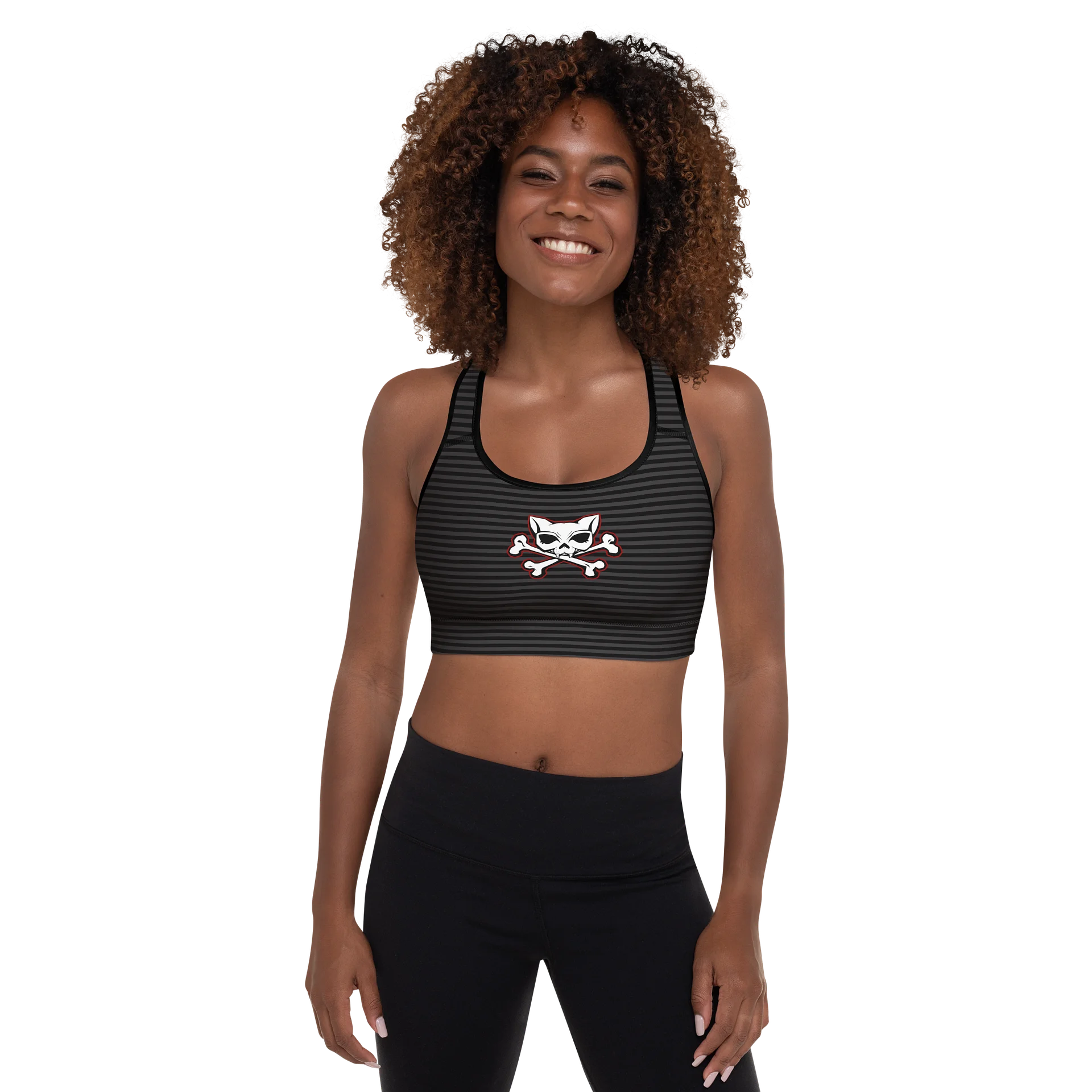 Blaque Stripped Sports Bra product image (4)