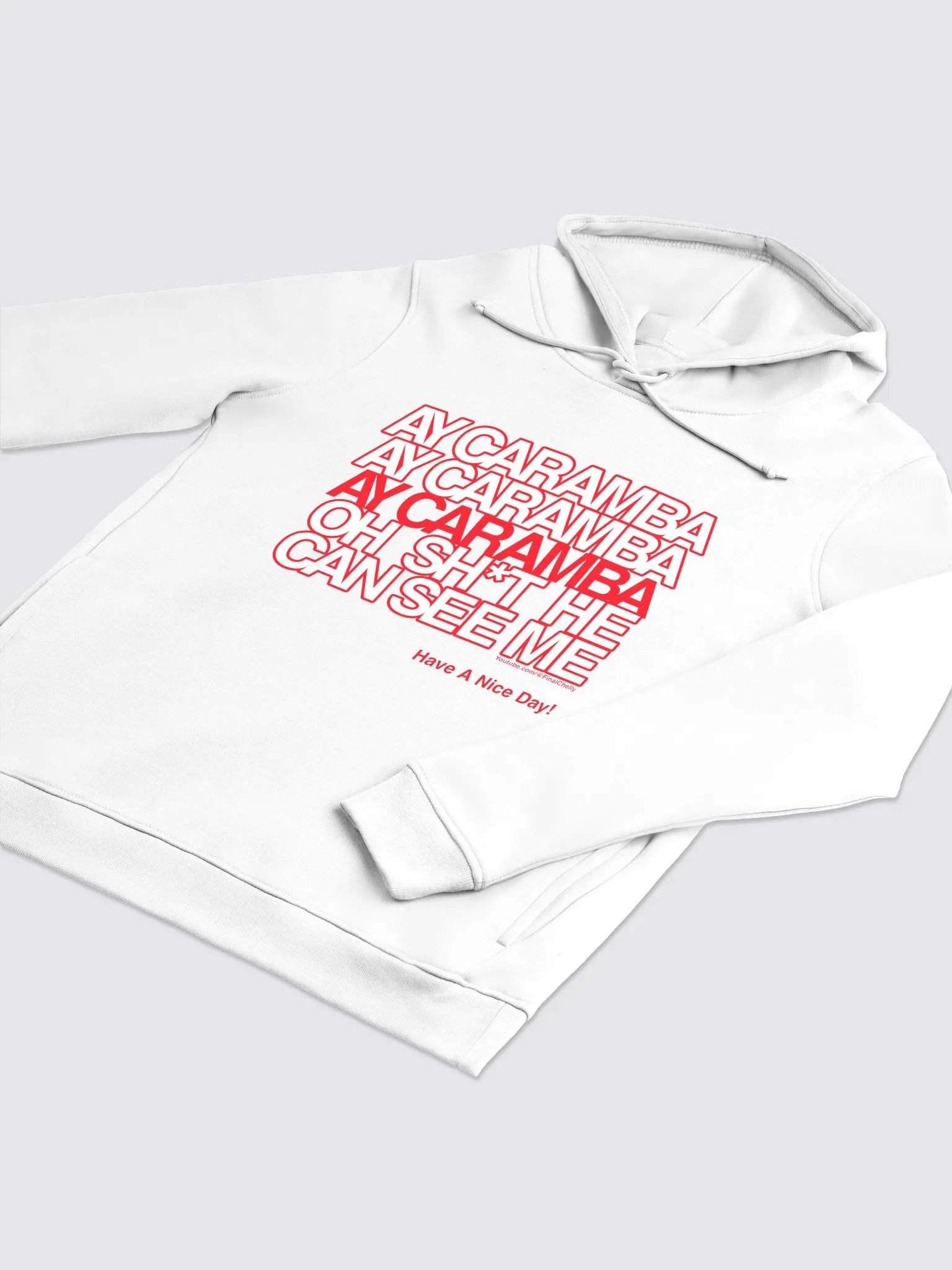 Ay Caramba Womens Organic Printed Hoodie product image (3)