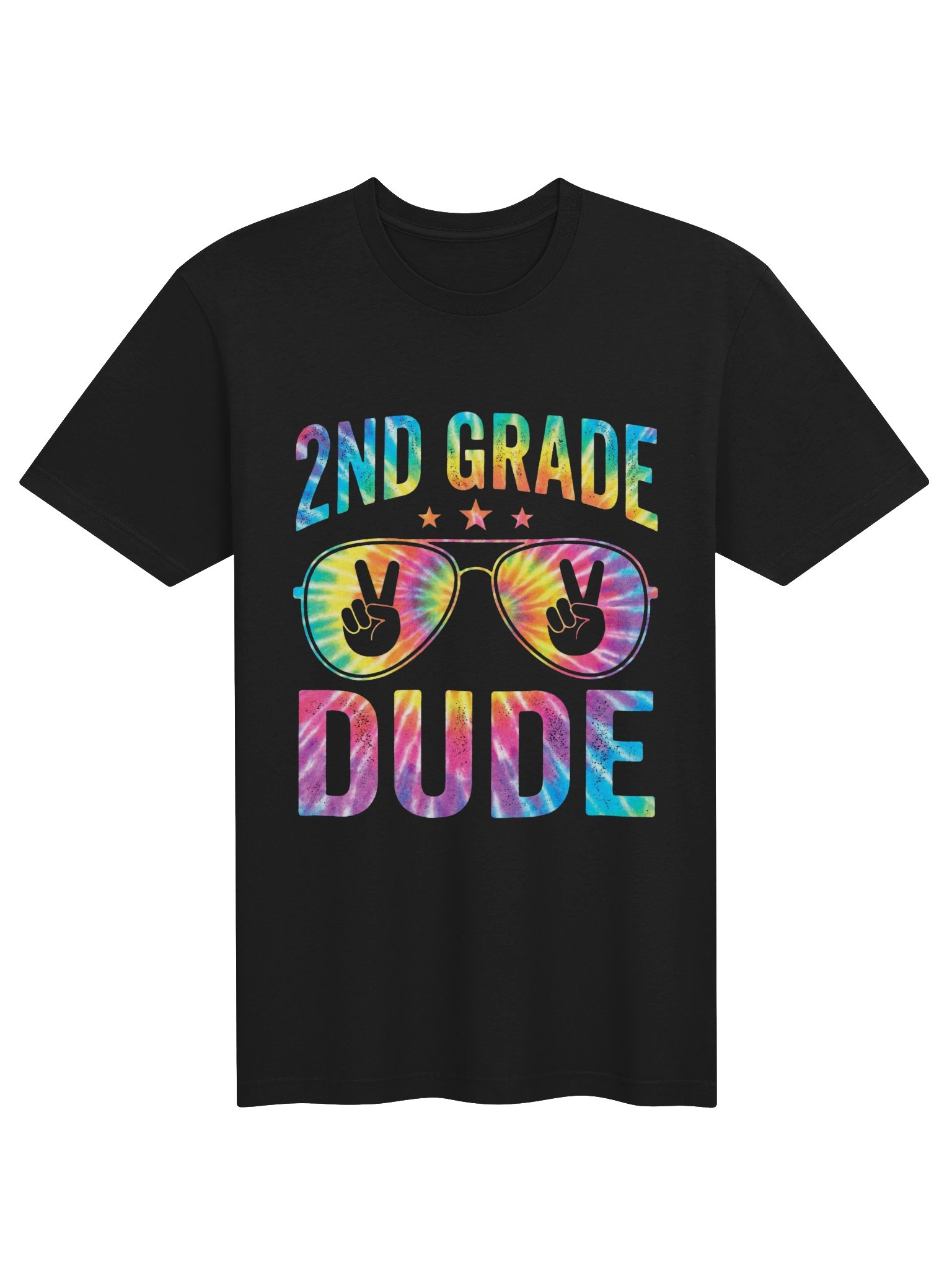 2nd Grade Cool Dude Tie Dye Back to School Second Grade Boys T-Shirt product image (1)