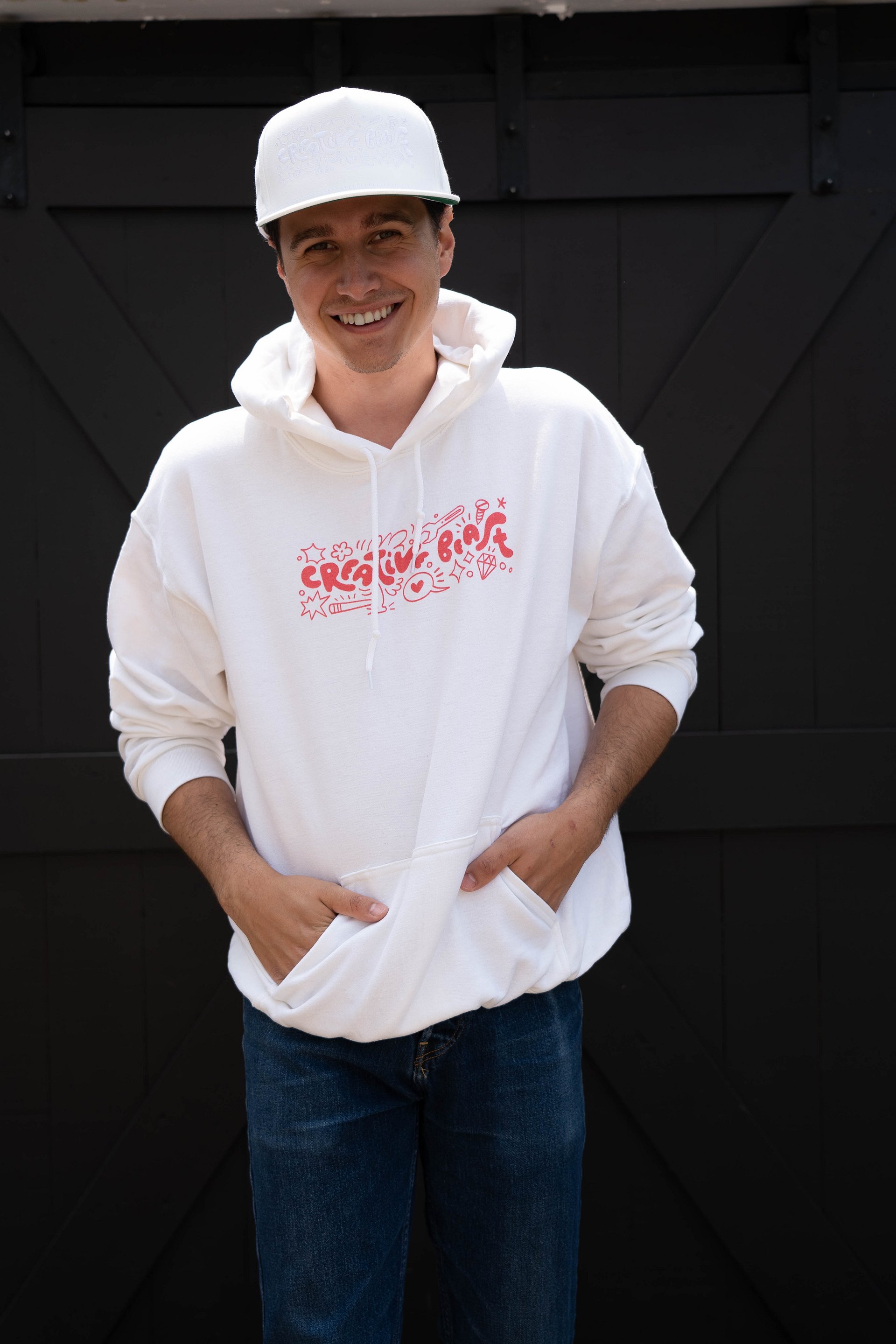 CREATIVE BEAST SNAPBACK - White Canvas product image (3)