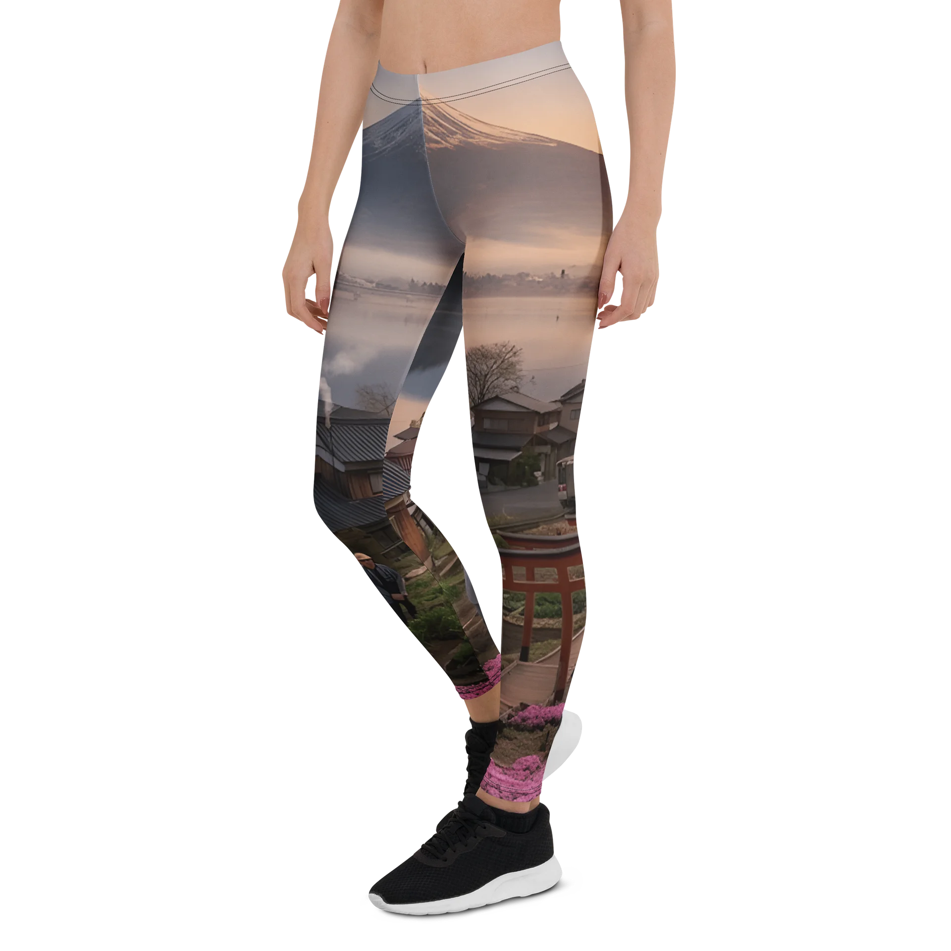 Mount Fuji Graphic Leggings | UPF 50+ Sun Protective Activewear product image (6)