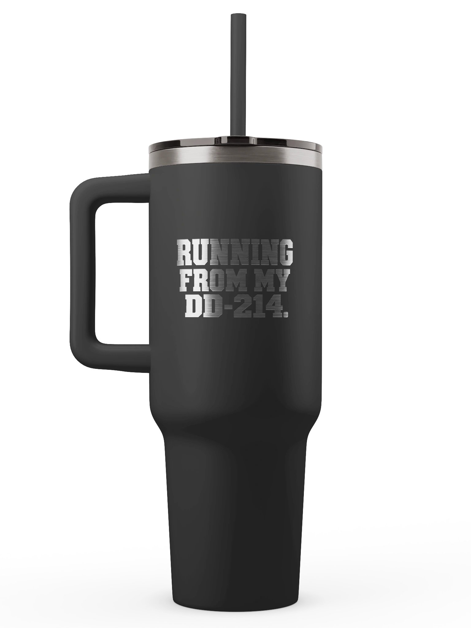 Running From My DD-214 Engraved Travel Tumbler product image (1)