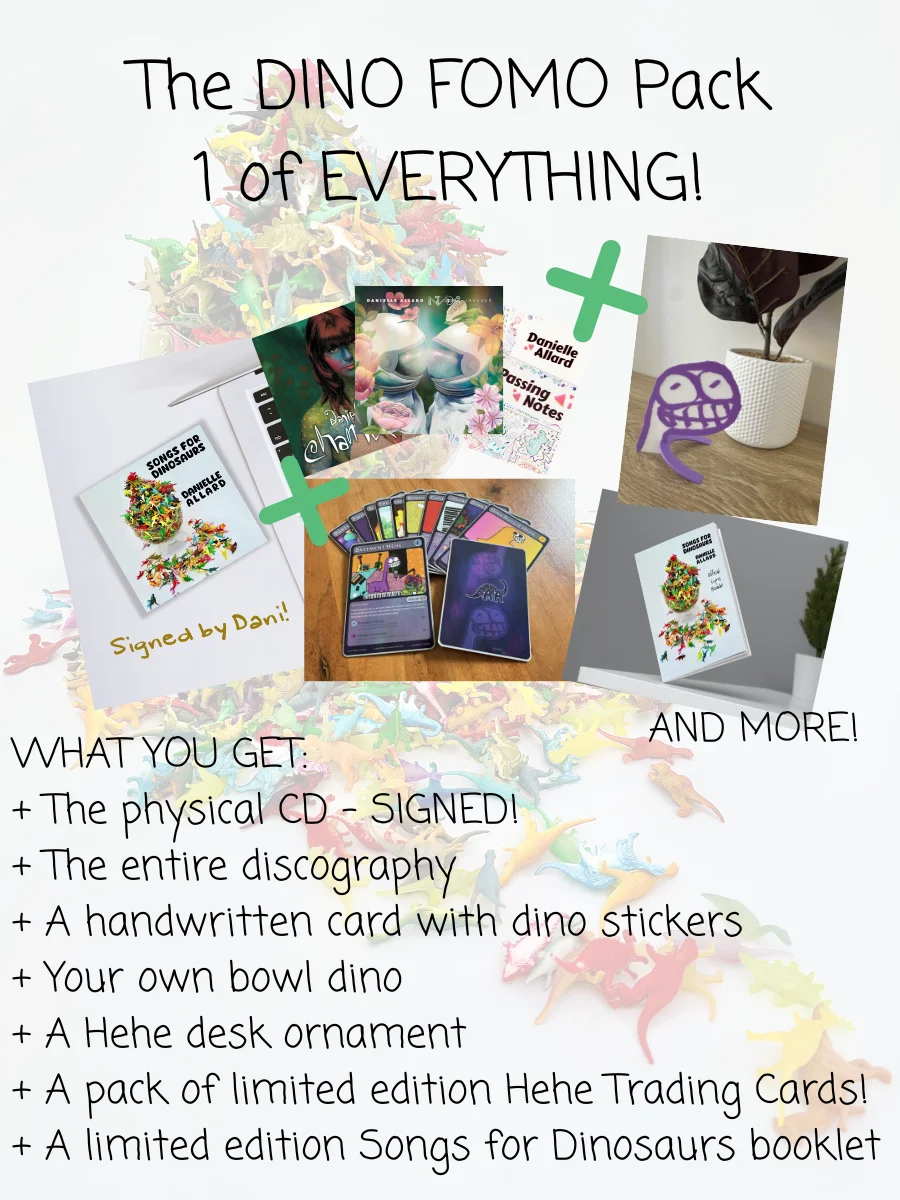 Songs for Dinosaurs - The DINO FOMO Pack [PRE-ORDER] product image (1)