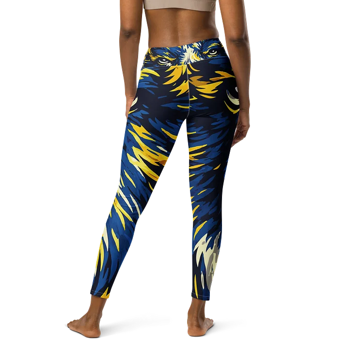 Vivid Buffalo Blue and Gold Leggings product image (2)