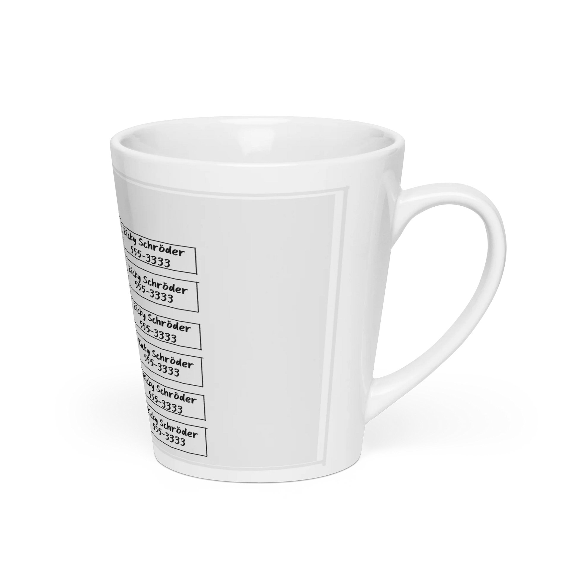 Ricky Schröder's Missing Cat Latte Mug product image (2)