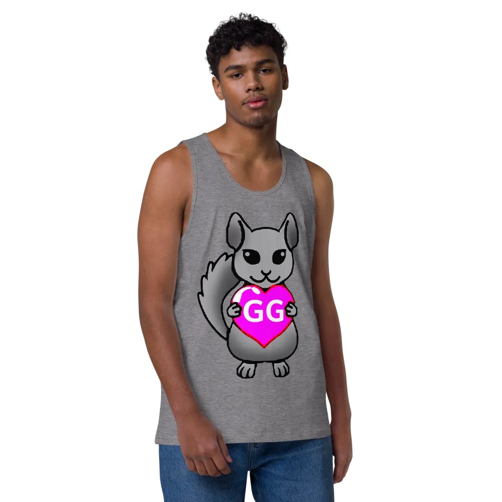 GG Chinchilla Heart Tank Top by GGMentor product image (6)