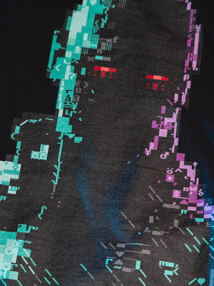 Ghost in the Wires ASCII Art T-Shirt product image (1)