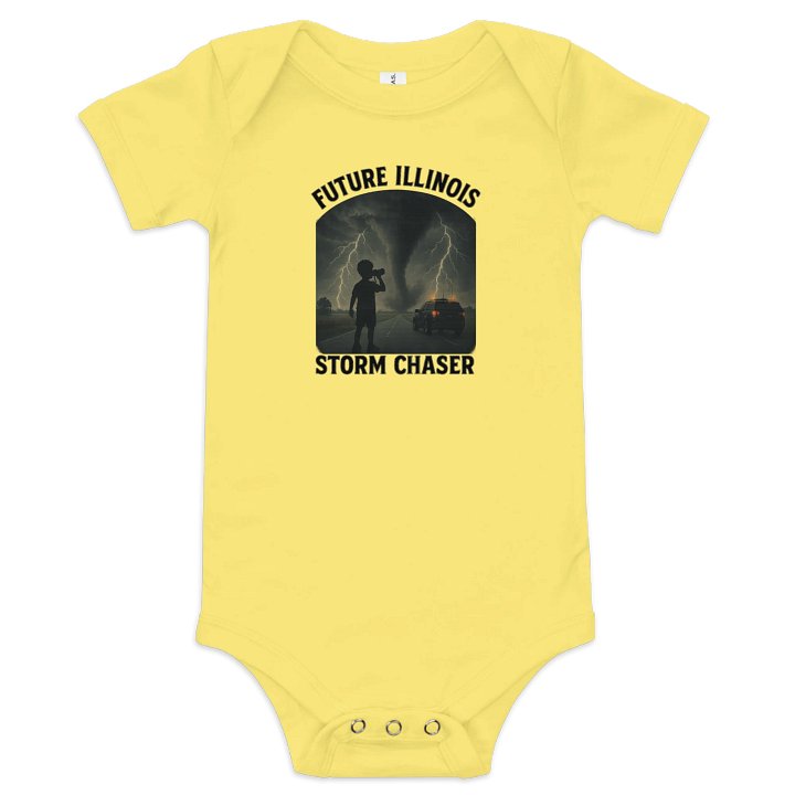 Infant "Future Illinois Storm Chaser" Onesie product image (7)