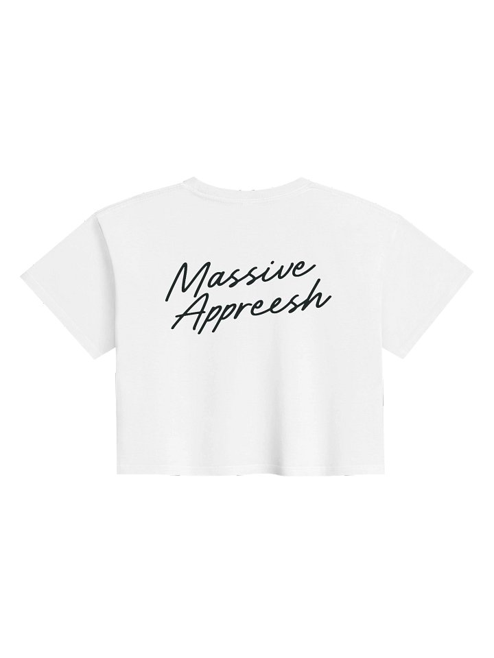 White Signature Appreesh Crop Top product image (2)