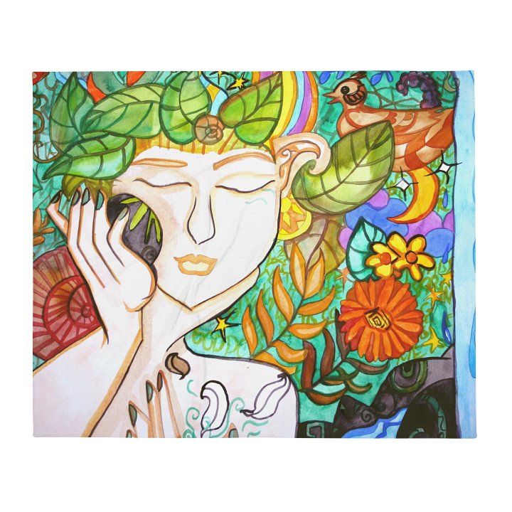 Earth Awakening Throw Blanket product image (1)