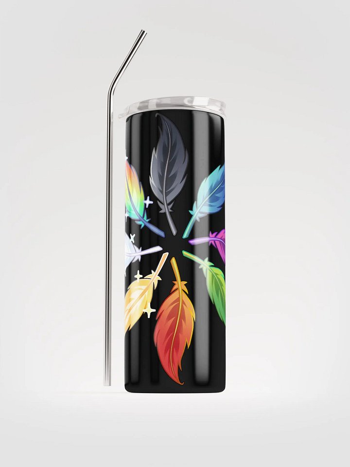 Circle of Feathers Stainless Steel Tumbler & Straw product image (2)