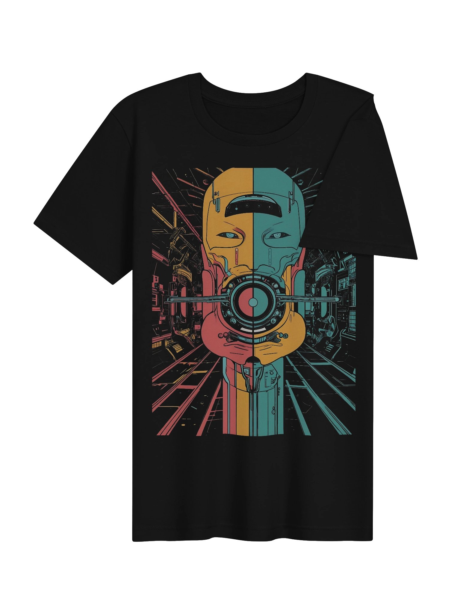Retro Cybernetic Drifter Lightweight T-Shirt product image (7)