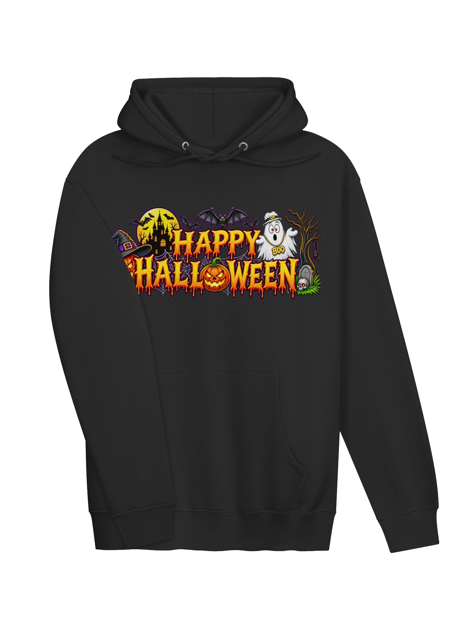 Boo Happy Halloween Premium Pullover Hoodie product image (3)