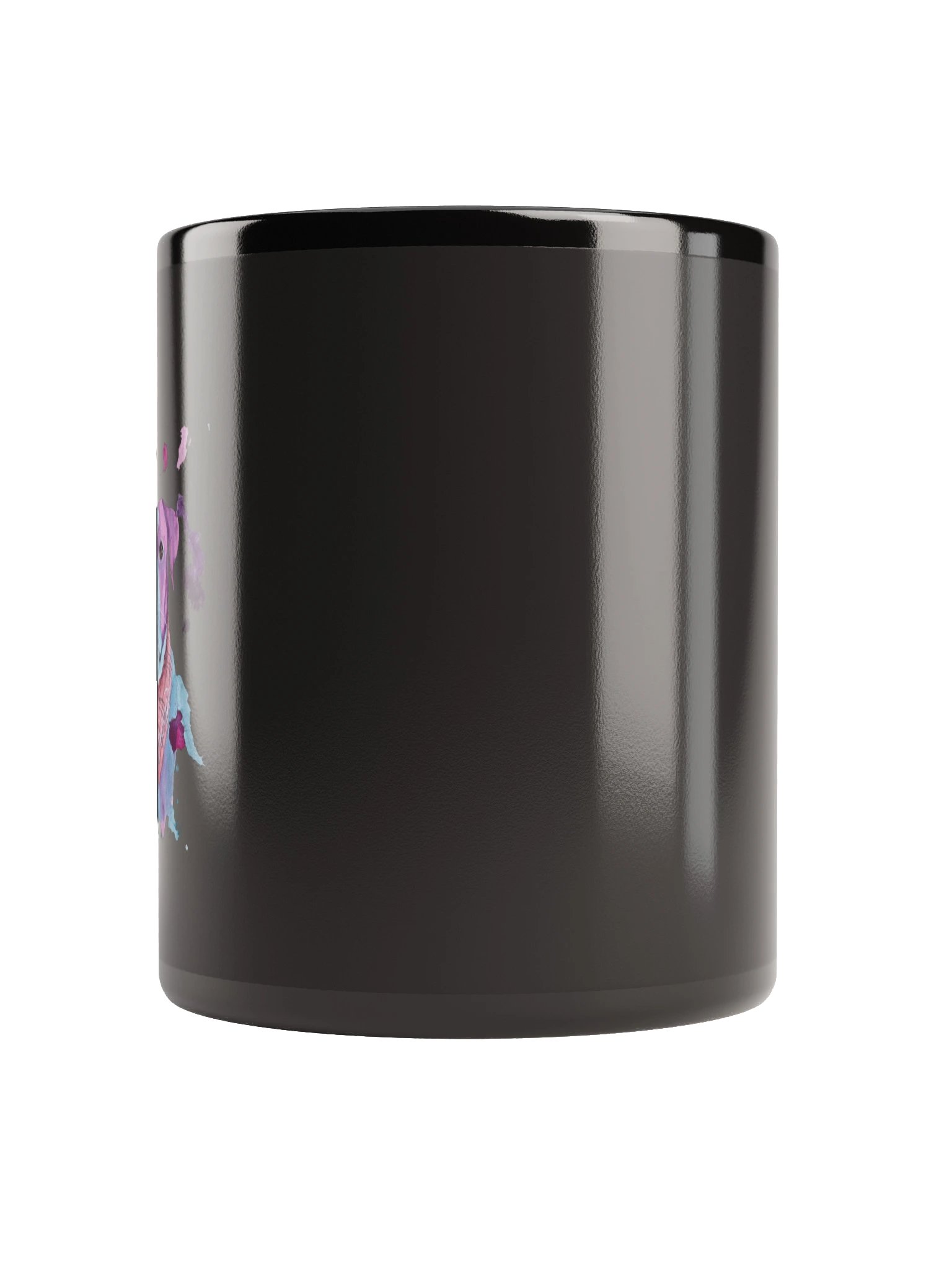 Polly - Black Glossy Mug product image (2)