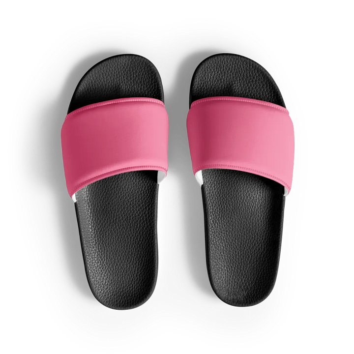 Pink/Black Women's Slides product image (1)