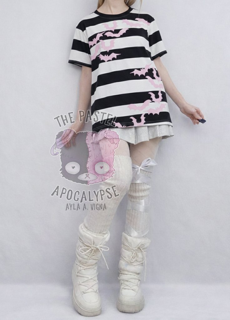 Pastl Goth Bats T-shirt product image (1)