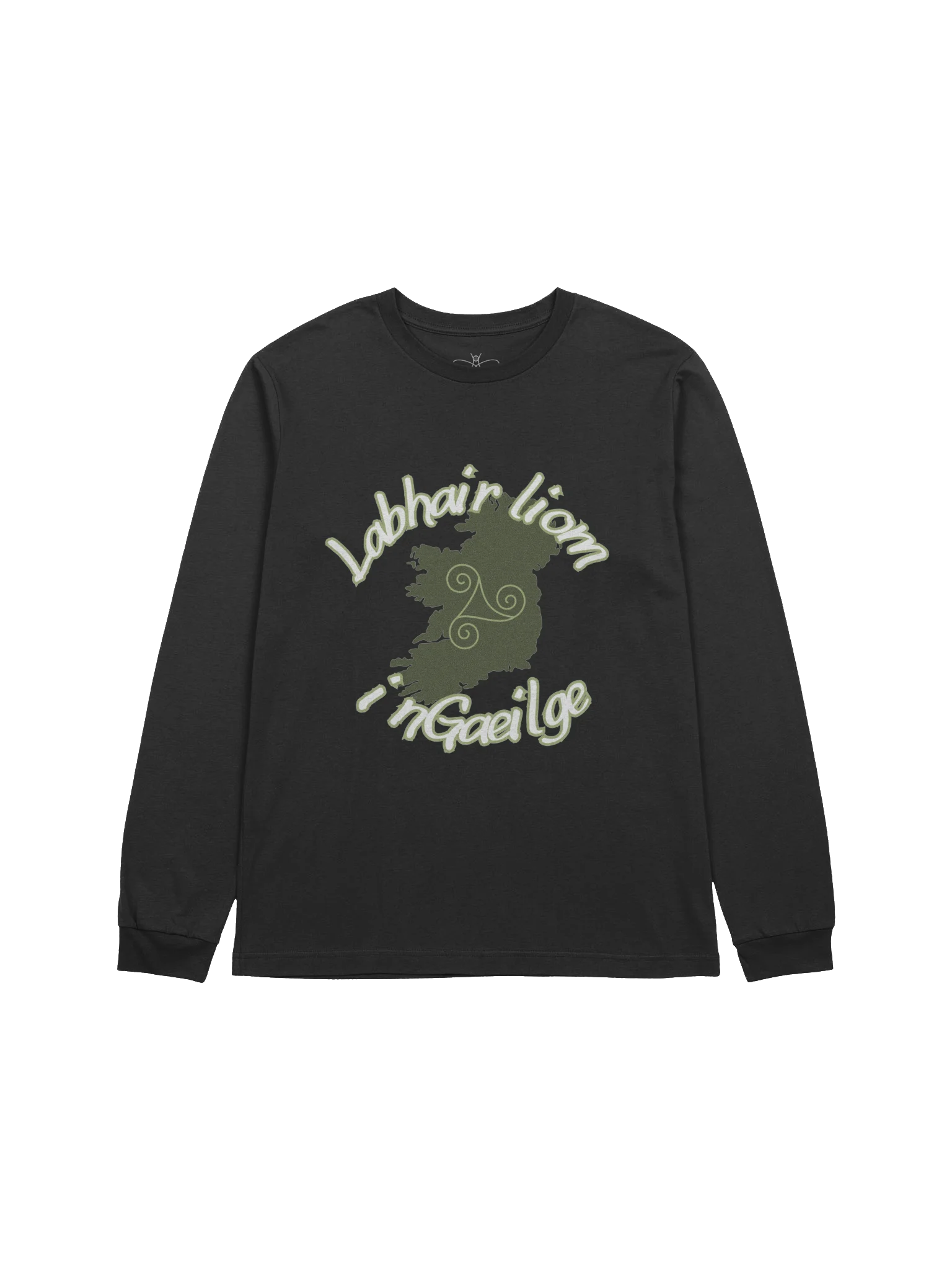 Labhair Liom i nGaeilge (Speak to me in Irish) Long-Sleeve Tee product image (2)