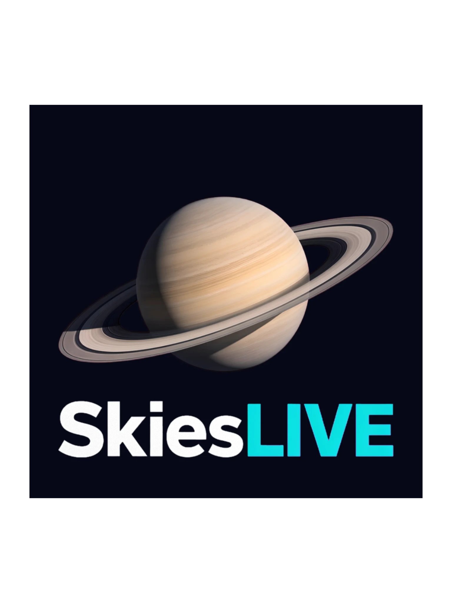 SkiesLIVE Saturn Sticker product image (1)