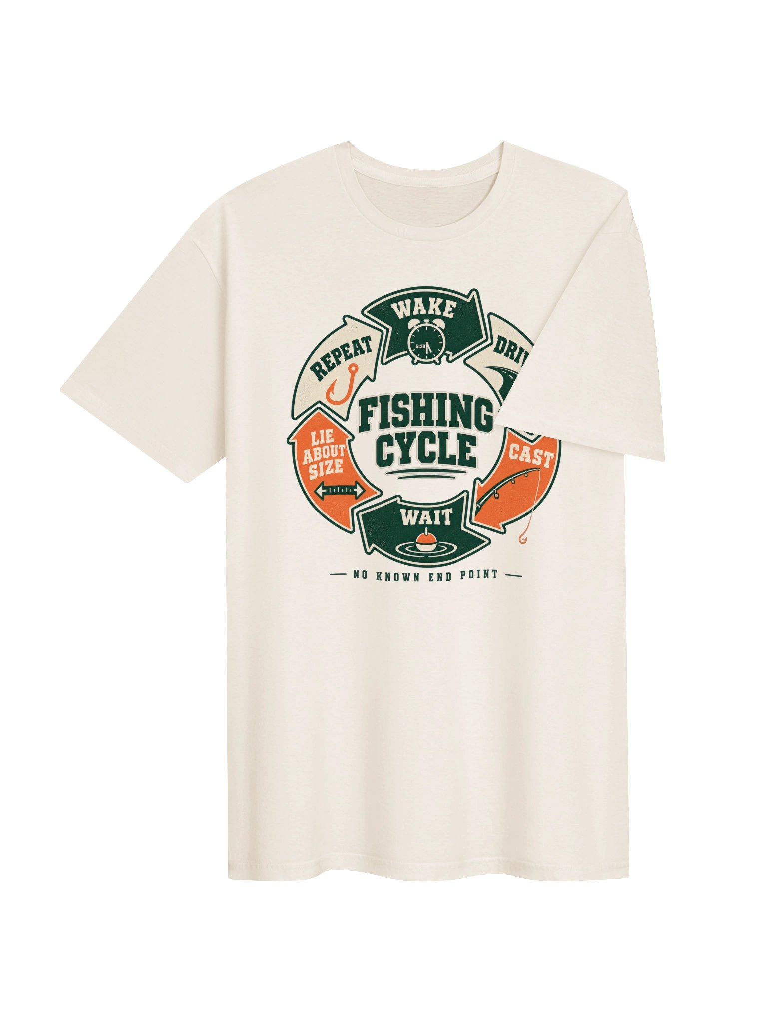 The Fishing Cycle T-Shirt product image (4)