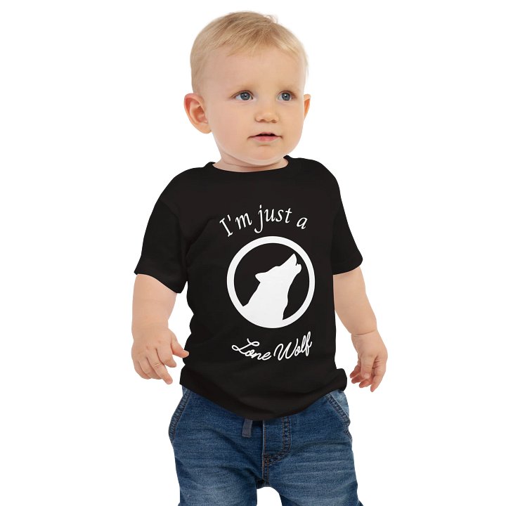 "Lone Wolf" Baby Tee product image (1)