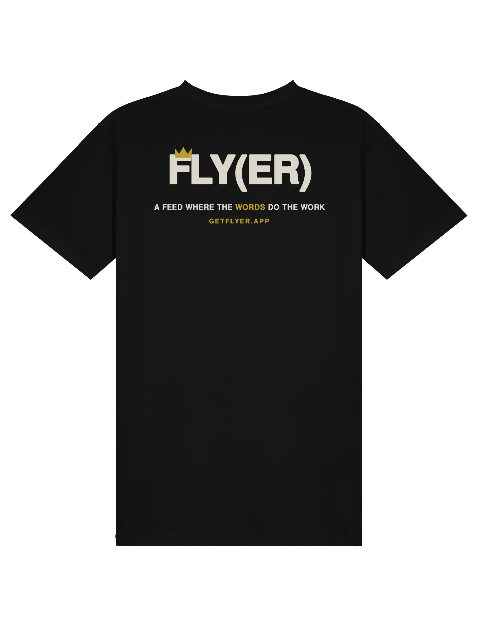 The Flyer Tee — Crown & Wordmark product image (2)