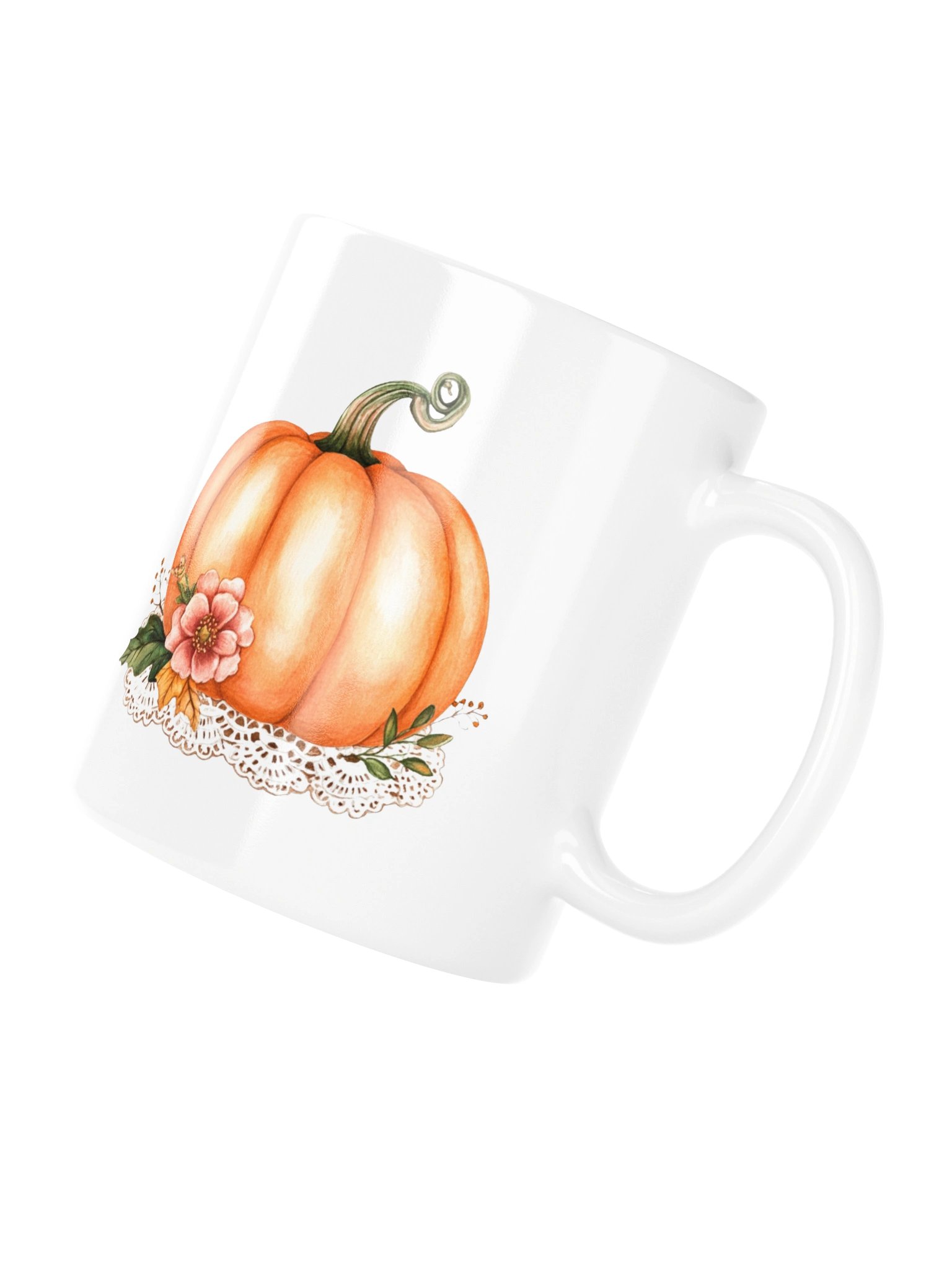 Pumpkin on Lace Mug — The Quiet Parlor Collection product image (5)