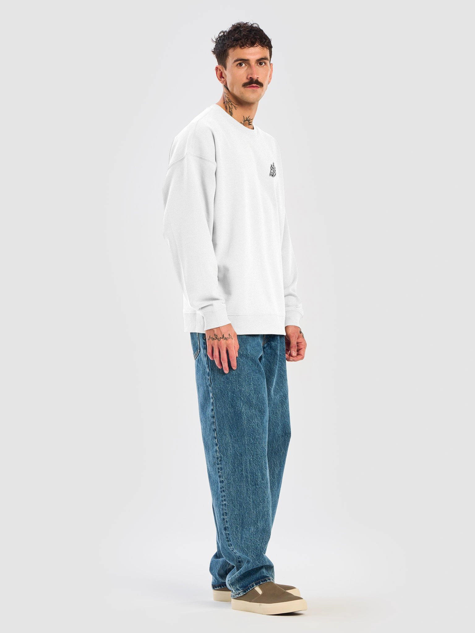 A Faded World Classic White Sweatshirt product image (7)