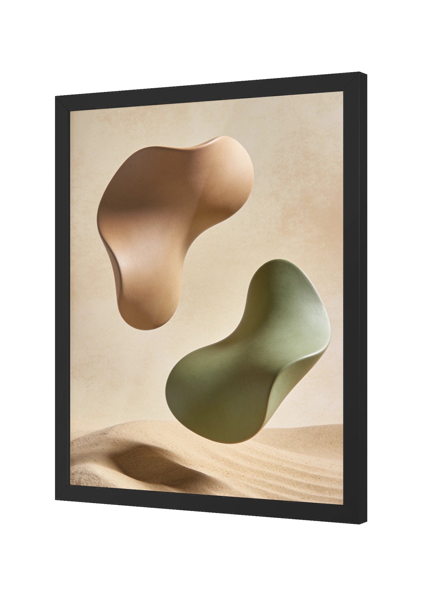 Desert Harmony: Abstract Earth Tones Wall Art- 41×51 cm product image (4)