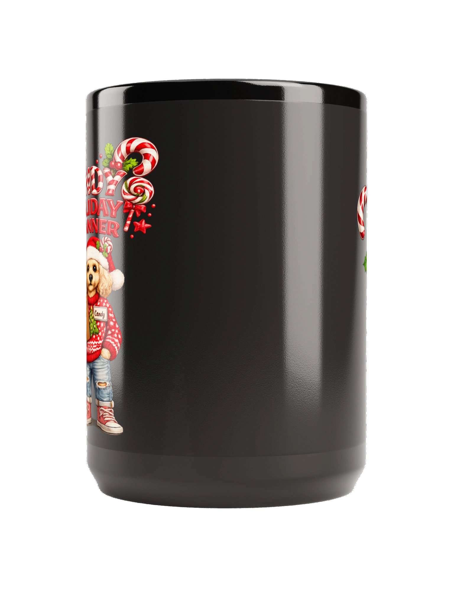Candy Holiday Planner Black Mug product image (2)